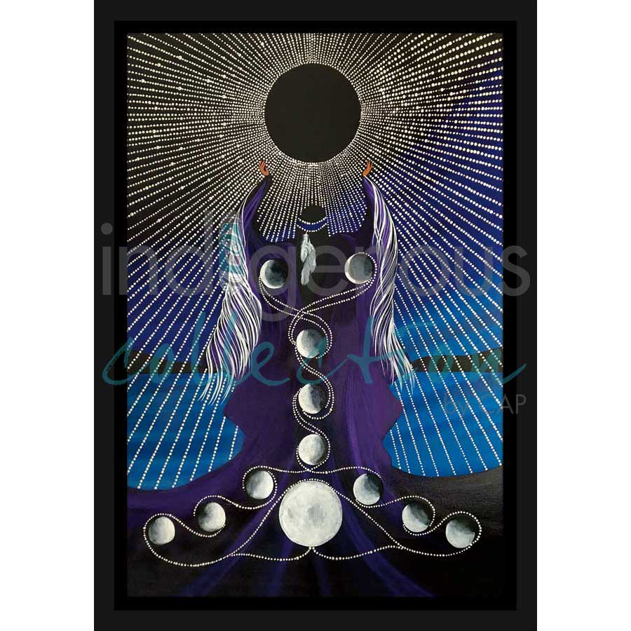 She Who Becomes the Truth by artist Betty Albert - Cree. Indigenous Collection