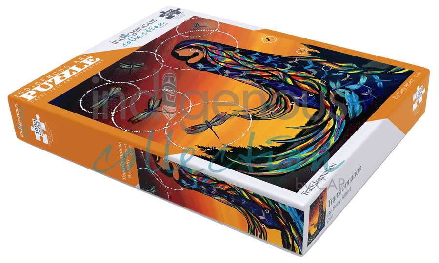 Transformation Puzzle - 1000 Pcs by artist Betty Albert. Indigenous Collection.