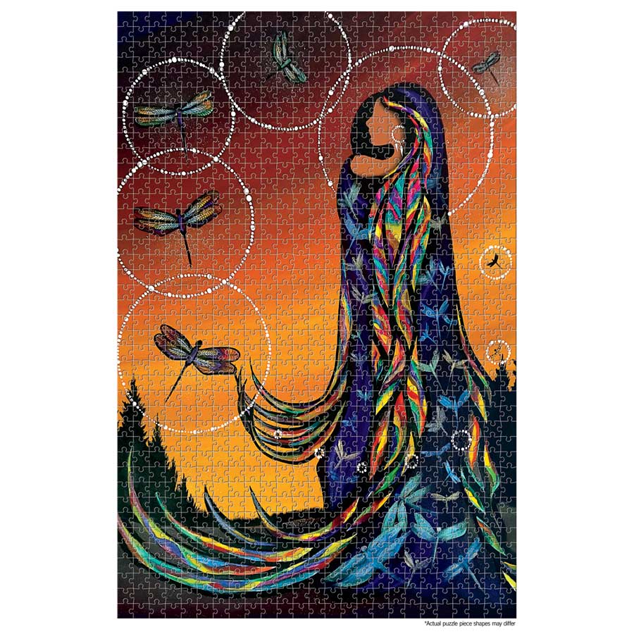 Transformation Puzzle - 1000 Pcs by artist Betty Albert. Indigenous Collection.