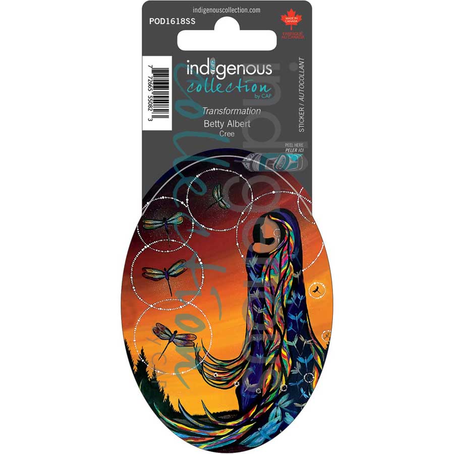 Transformation Sticker by artist Betty Albert