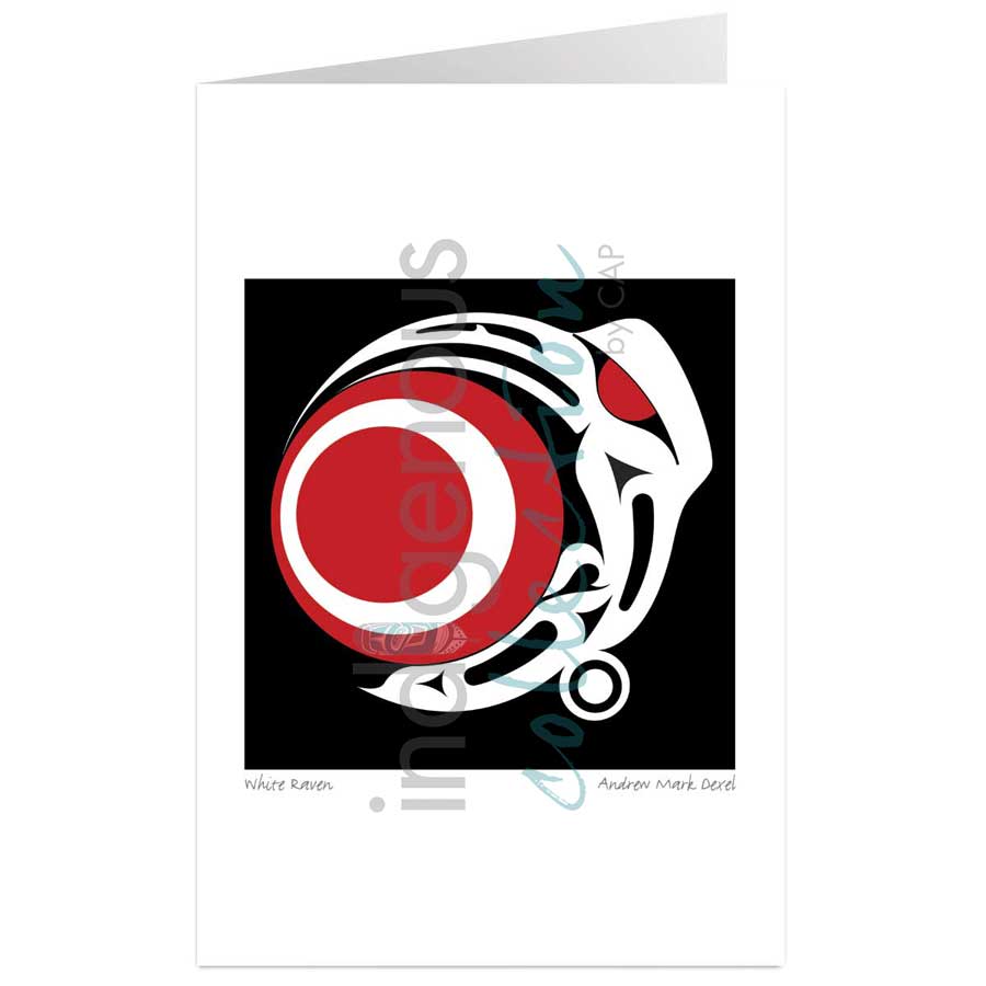 White Raven by artist Andrew Mark Dexel