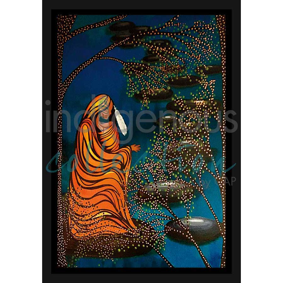 Water Prayers by artist Betty Albert - Cree. Indigenous Collection