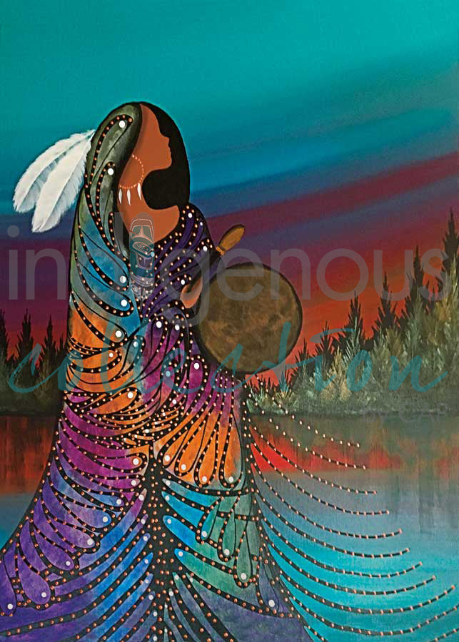 Aurora Drummer by artist Betty Albert