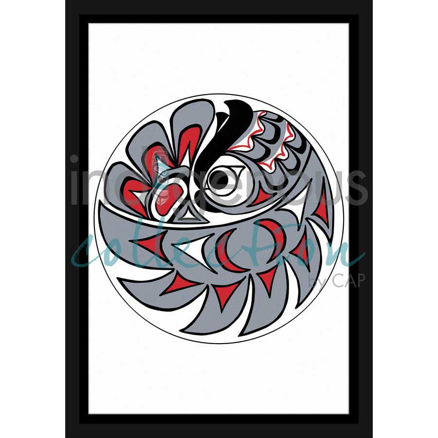 Night Owl by artist Angela Kimble - Coast Salish/Nuu-Chah-Nulth. Indigenous Collection