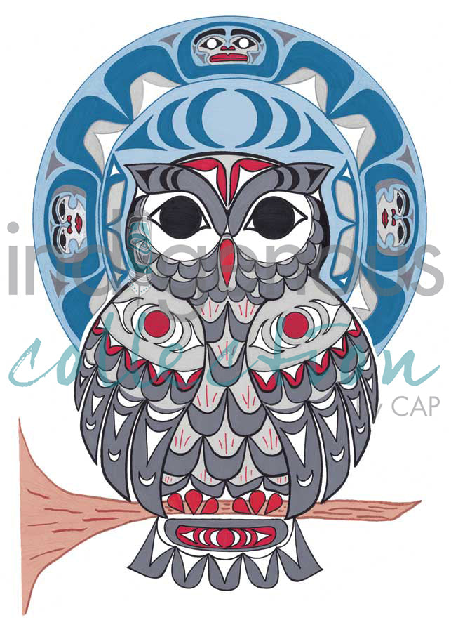 Owl by artist Angela Kimble