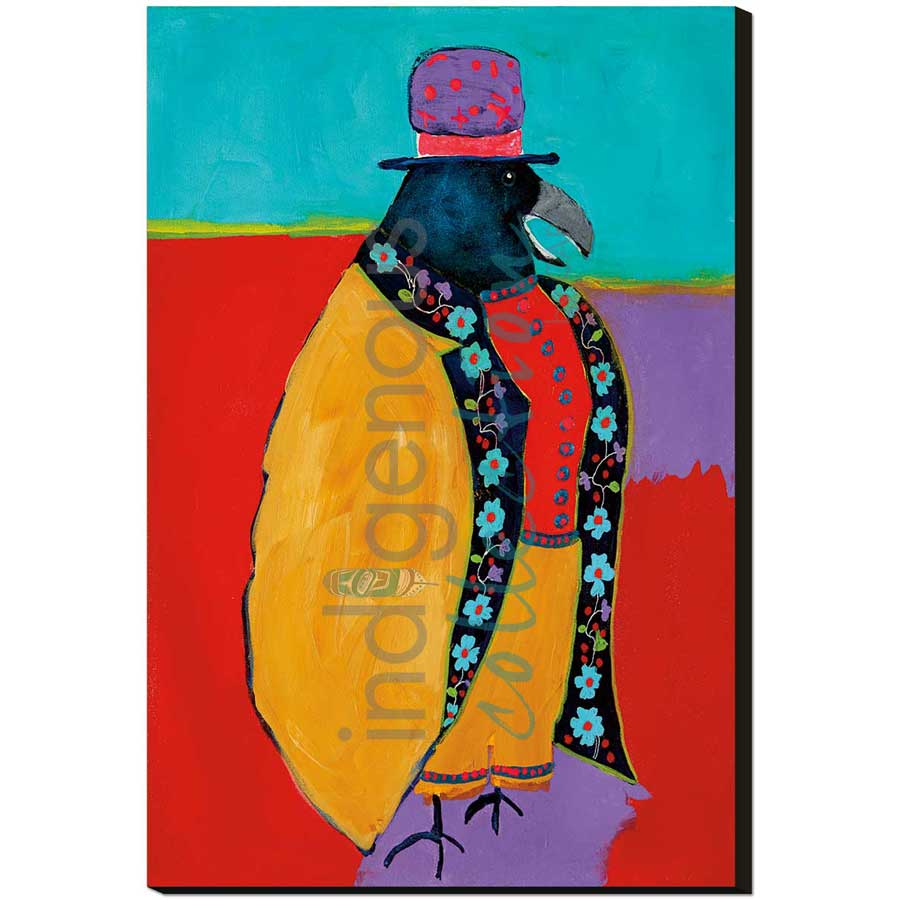 Storyteller by artist Lee Claremont - Mohawk. Indigenous Collection