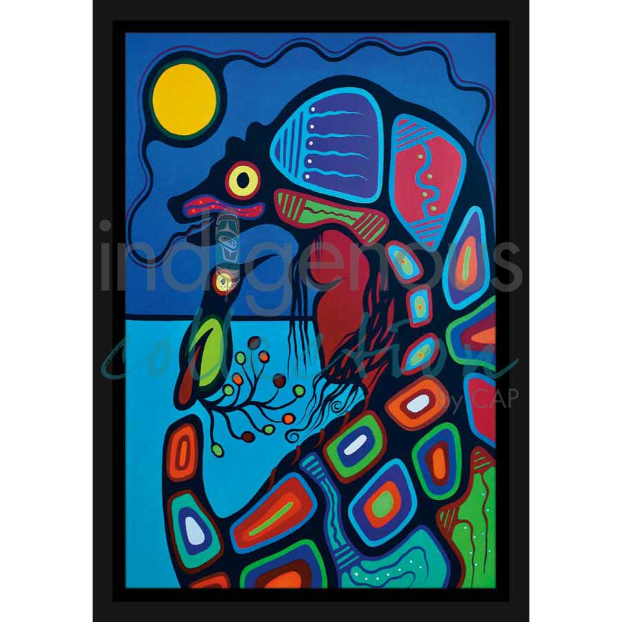 Bear Clan by artist Frank Polson - Algonquin. Indigenous Collection