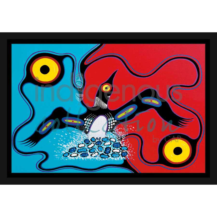 Loon Clan by artist Frank Polson - Algonquin. Indigenous Collection