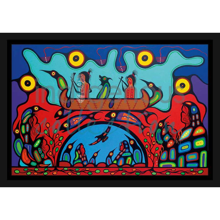 Sacred Journey by artist Frank Polson - Algonquin. Indigenous Collection