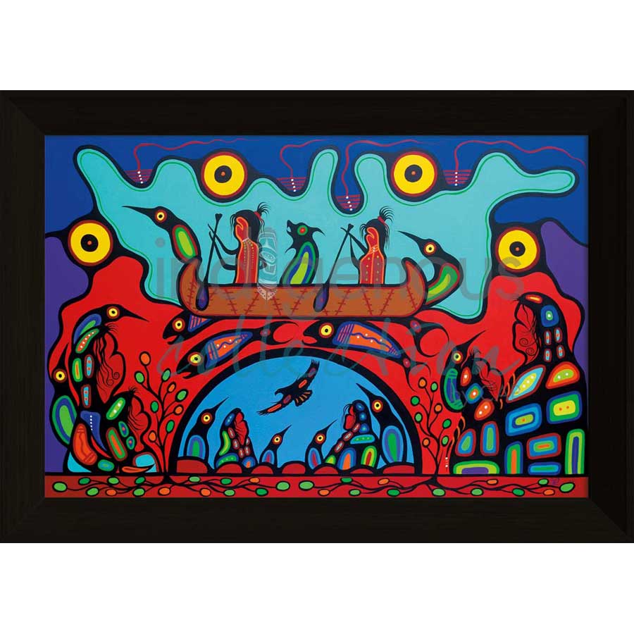 Sacred Journey by artist Frank Polson - Algonquin. Indigenous Collection
