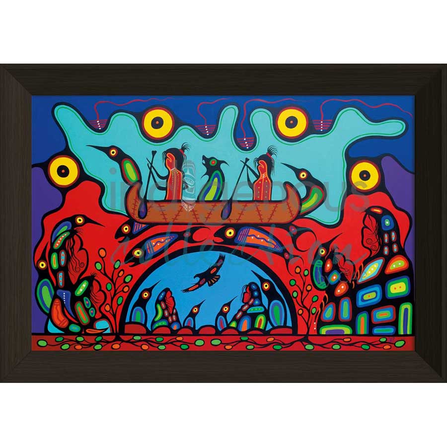 Sacred Journey by artist Frank Polson - Algonquin. Indigenous Collection