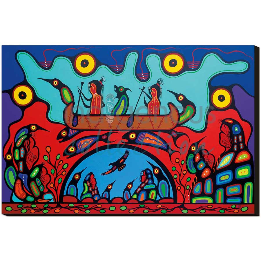 Sacred Journey by artist Frank Polson - Algonquin. Indigenous Collection