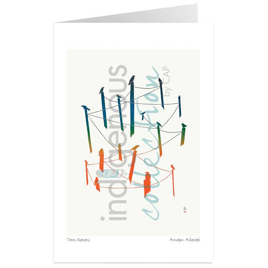 Town Ravens by artist Arnaqu Ashevak