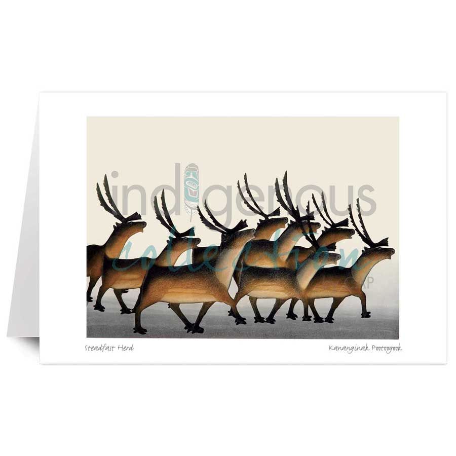 Steadfast Herd by artist Kananginak Pootoogook