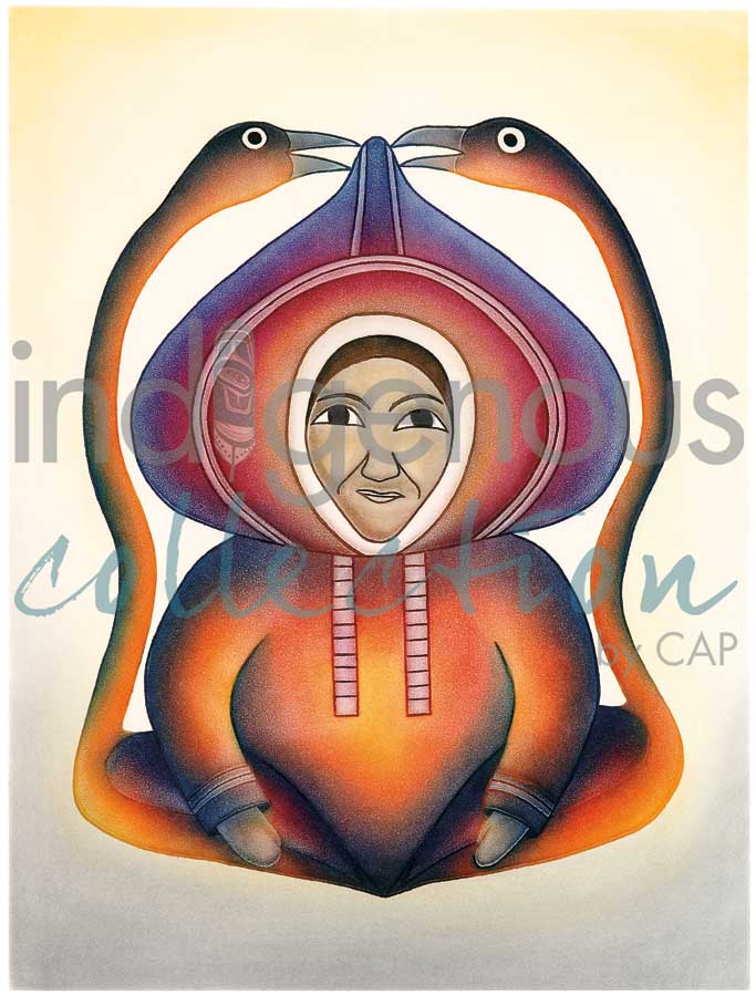 Peaceful Repose by artist Kenojuak Ashevak