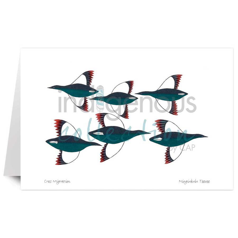 Cross Migration by artist Ningiukulu Teevee