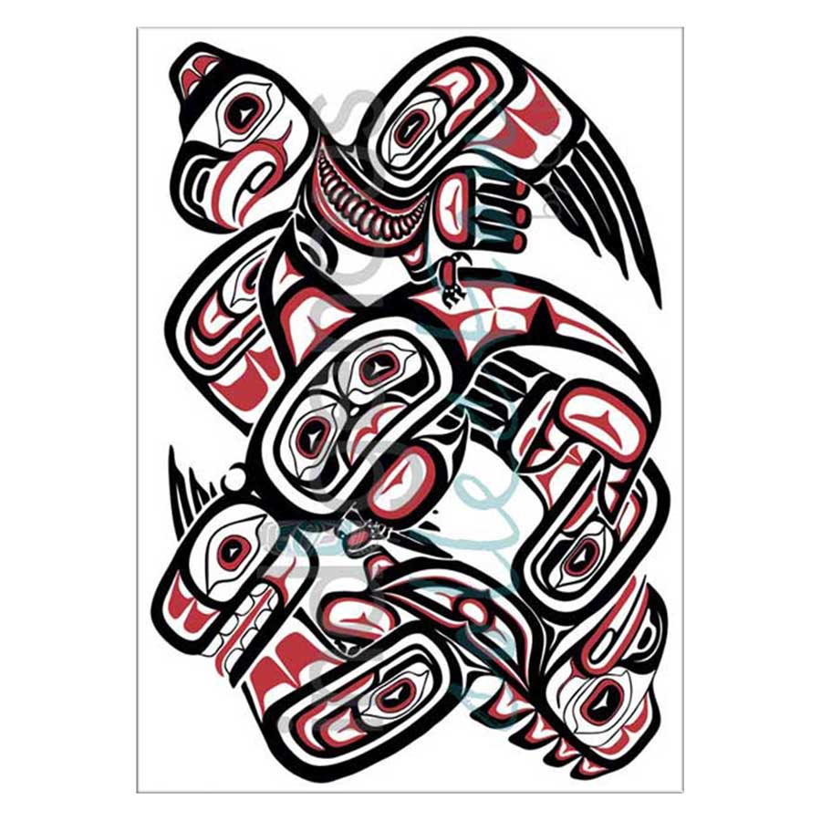 Eagle Taking Whale Back Home Canvas Prints