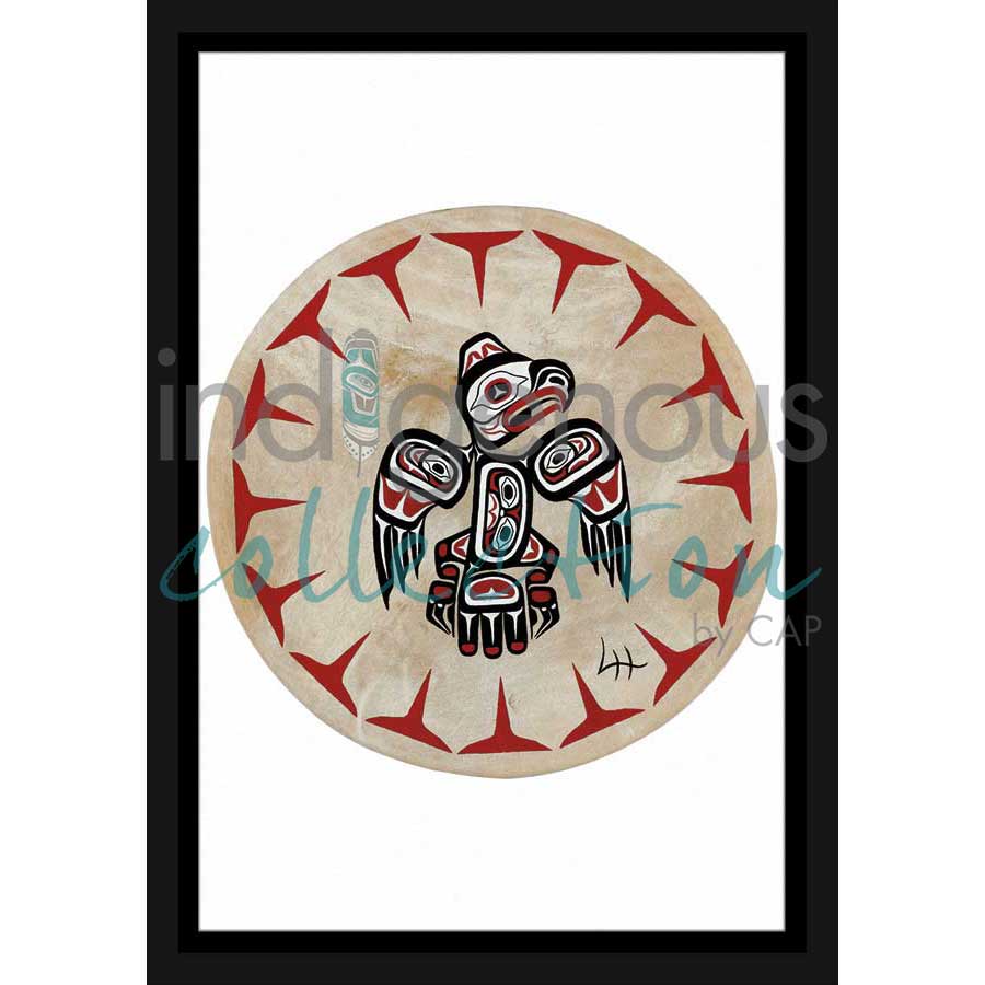Stastos Eagle II by artist Lloyd Harsch - Haida. Indigenous Collection