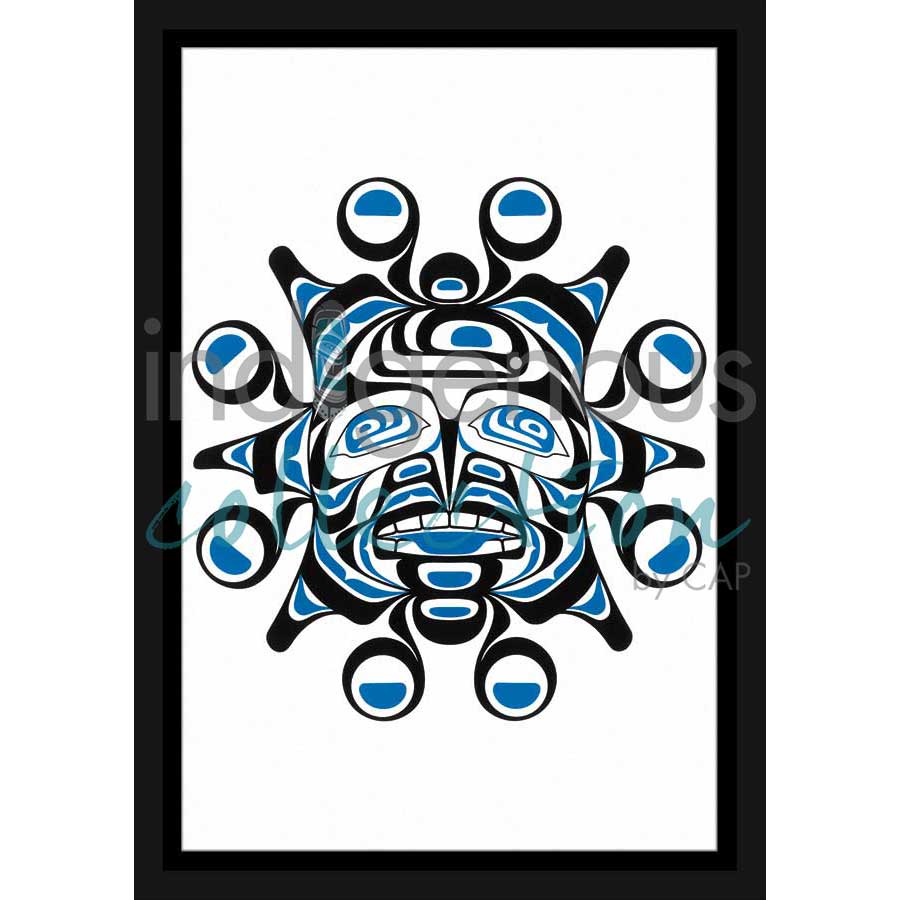 Sun by artist Jonathan Erickson - Gitksan. Indigenous Collection