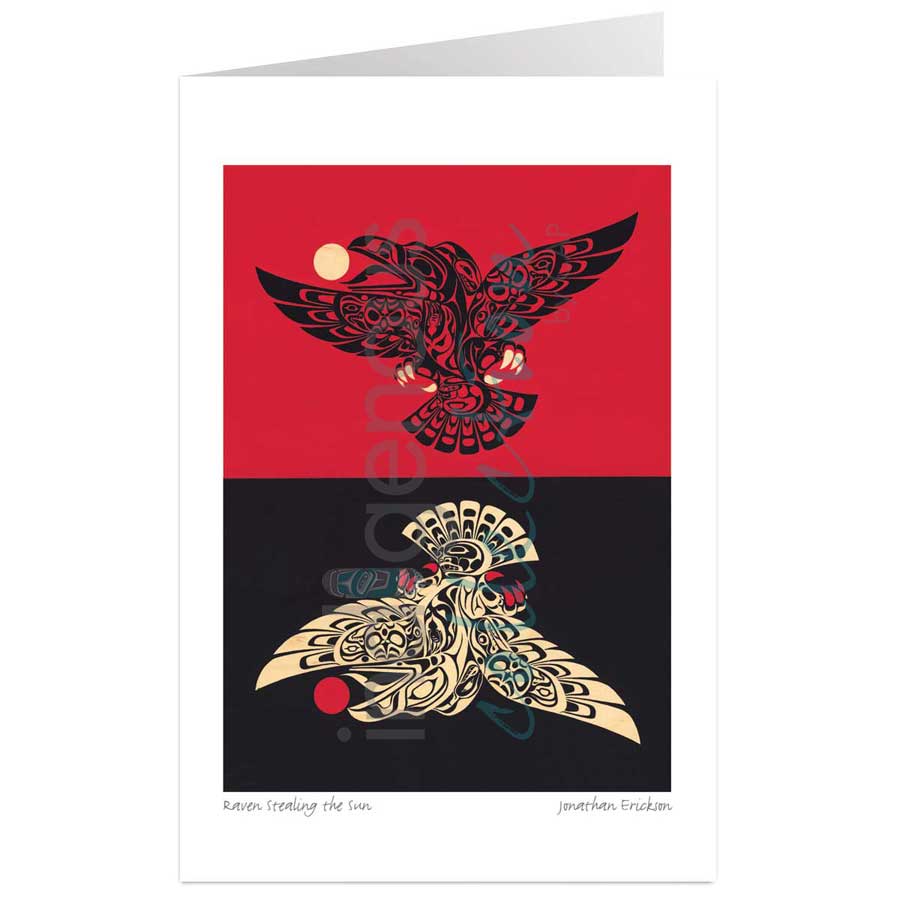 Raven Stealing the Sun by artist Jonathan Erickson