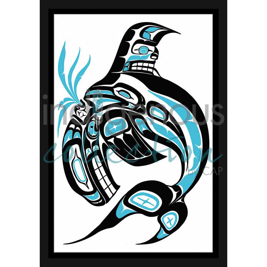 Killer Whale by artist Jonathan Erickson - Gitksan. Indigenous Collection