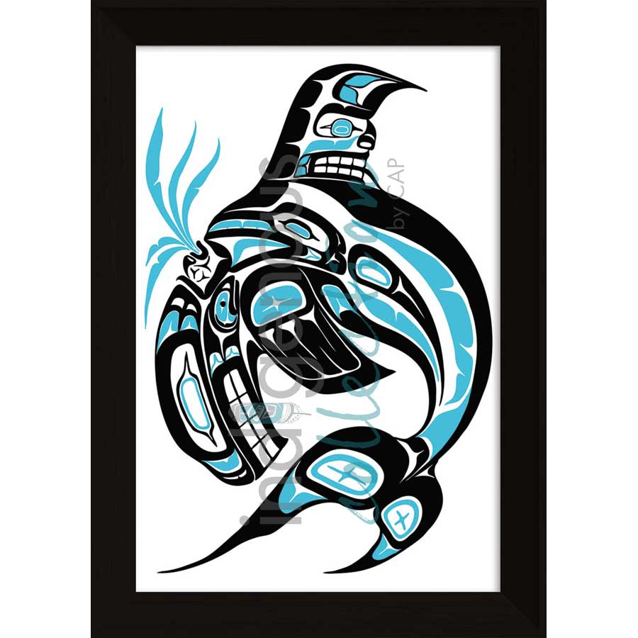 Killer Whale by artist Jonathan Erickson - Gitksan. Indigenous Collection