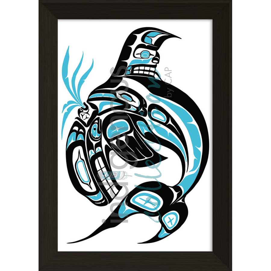 Killer Whale by artist Jonathan Erickson - Gitksan. Indigenous Collection