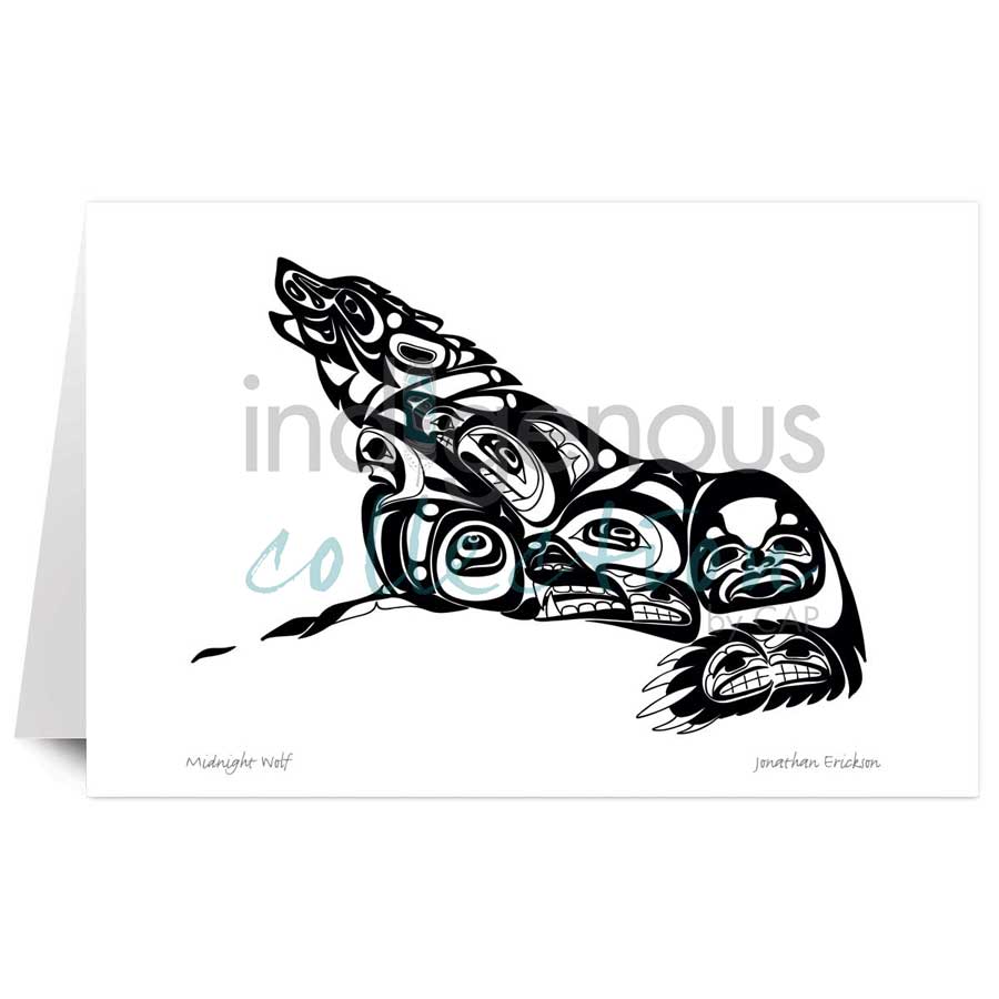 Midnight Wolf by artist Jonathan Erickson