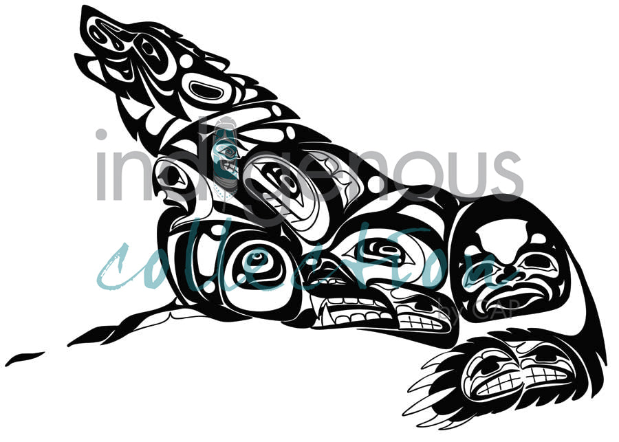 Midnight Wolf by artist Jonathan Erickson