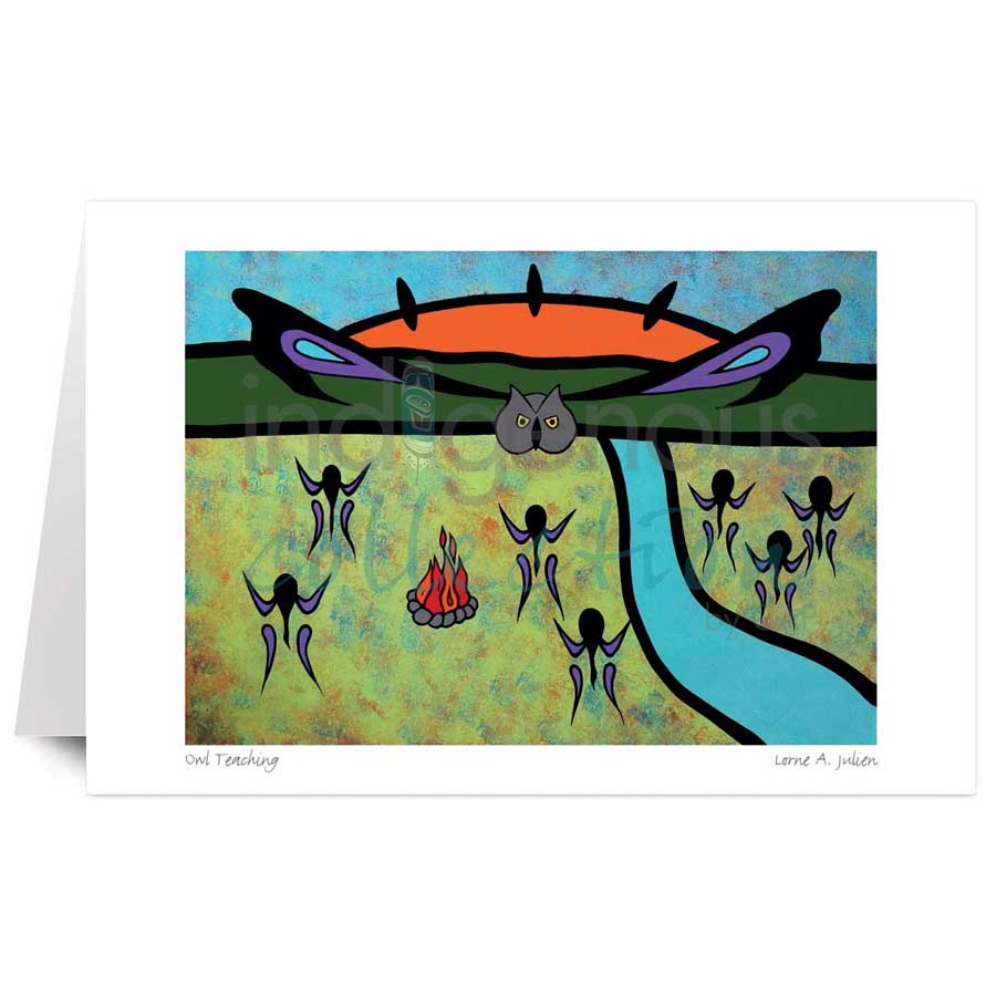 Owl Teaching by artist Lorne Julien