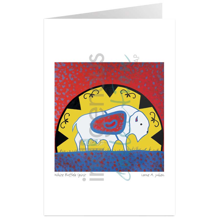 White Buffalo Spirit by artist Lorne Julien