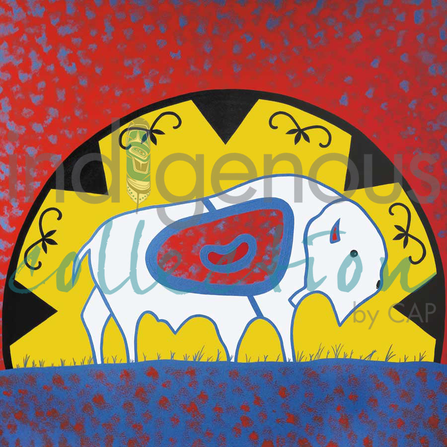 White Buffalo Spirit by artist Lorne Julien