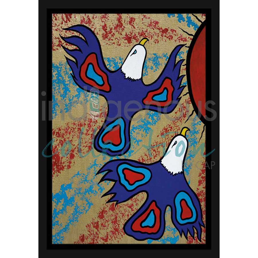 Eagles by artist Lorne Julien - Mi'kmaq. Indigenous Collection