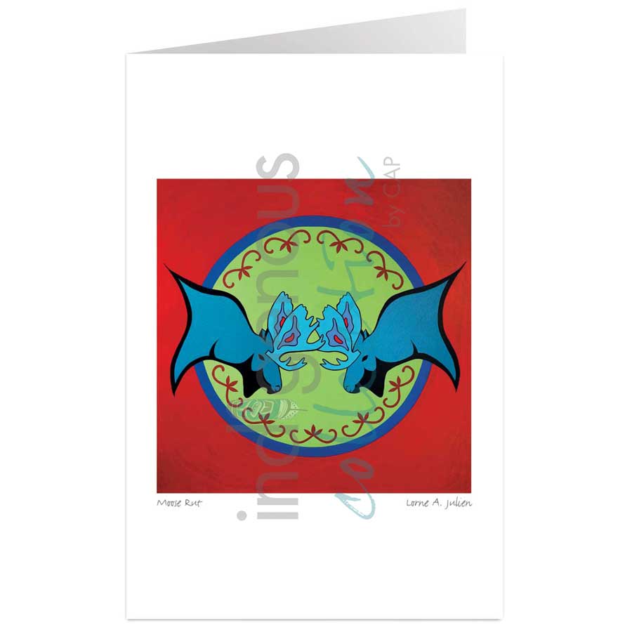 Moose Rut by artist Lorne Julien