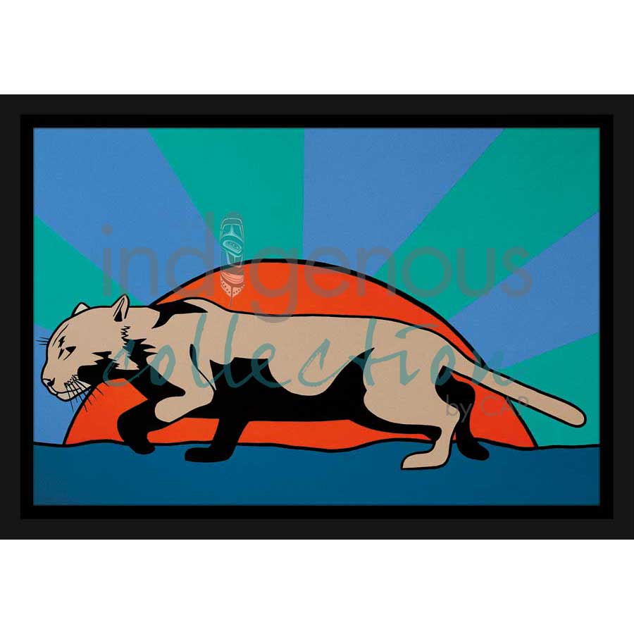 Ghost Cat by artist Lorne Julien - Mi'kmaq. Indigenous Collection