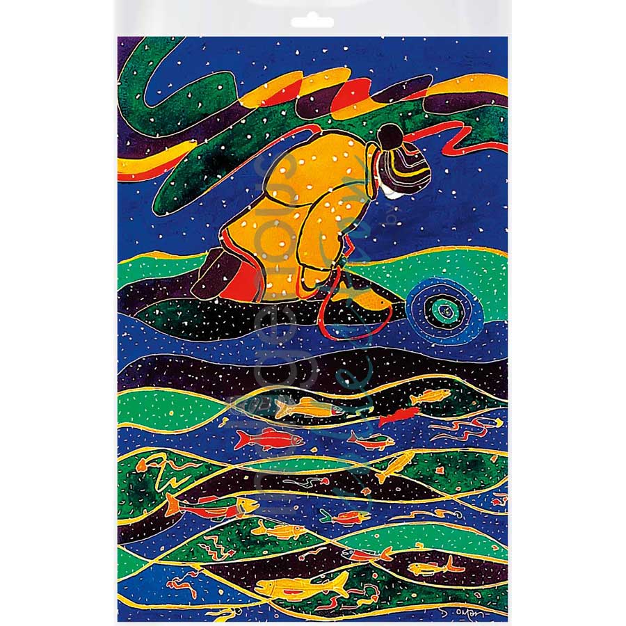 Winter Run by artist Dawn Oman - Denesuline (Chipewyan). Indigenous Collection