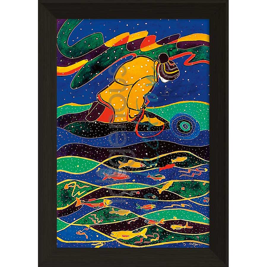 Winter Run by artist Dawn Oman - Denesuline (Chipewyan). Indigenous Collection