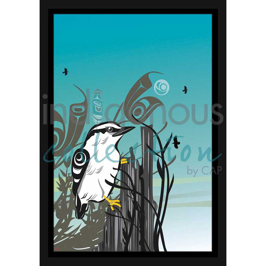 Snowbird by artist Mark Preston - Tlingit. Indigenous Collection