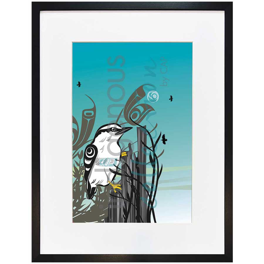 Snowbird by artist Mark Preston - Tlingit. Indigenous Collection