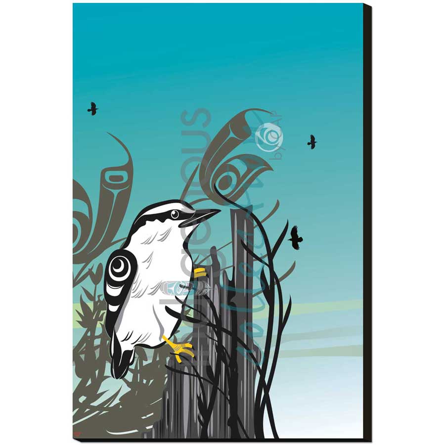 Snowbird by artist Mark Preston - Tlingit. Indigenous Collection
