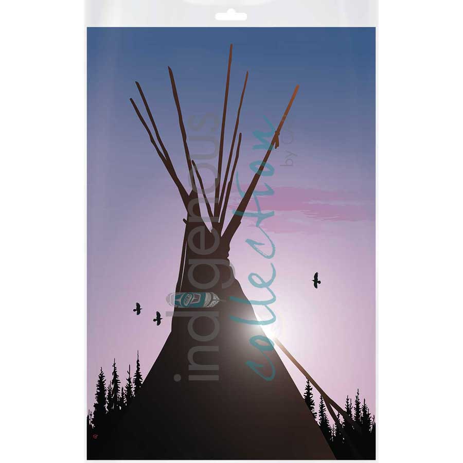 Tee Pee by artist Mark Preston - Tlingit. Indigenous Collection