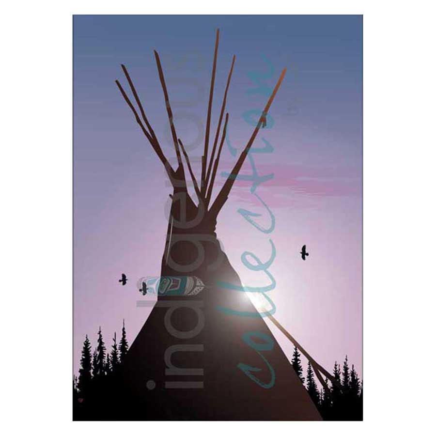 Tee Pee Canvas Prints