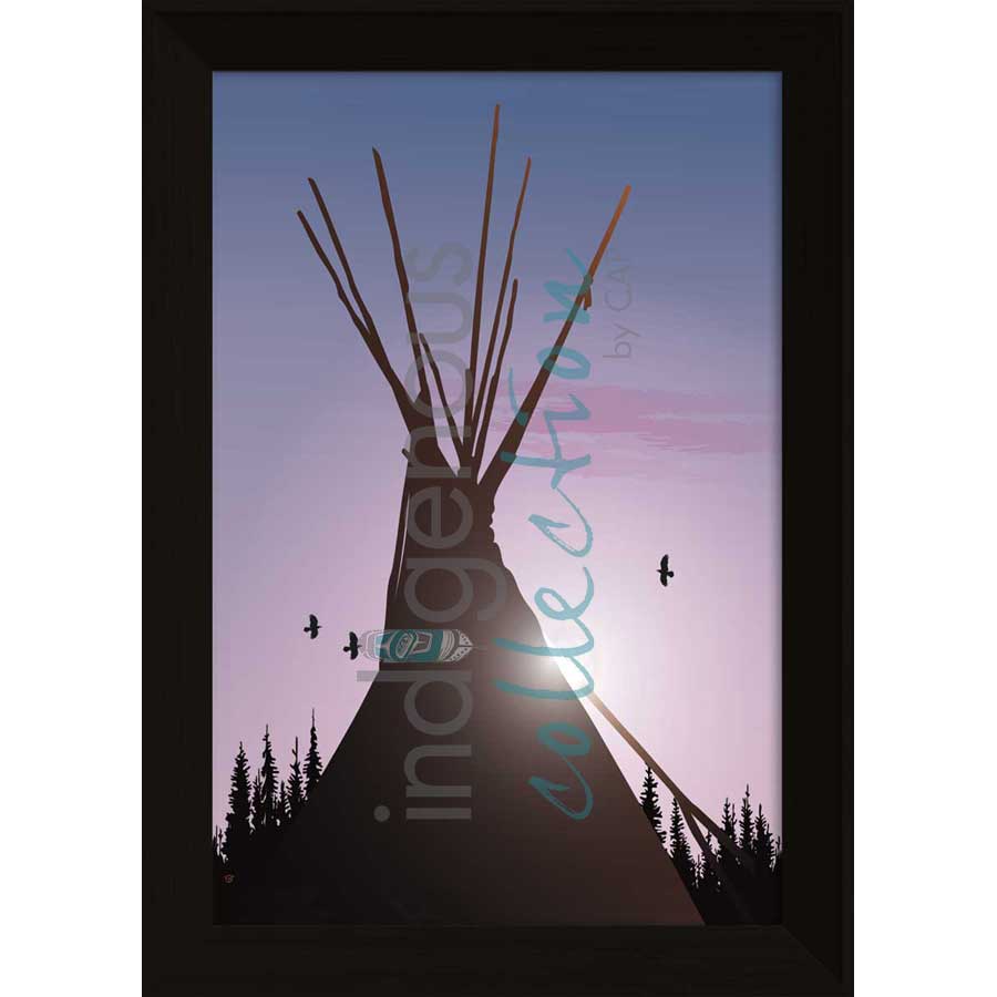 Tee Pee by artist Mark Preston - Tlingit. Indigenous Collection