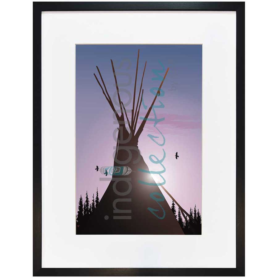 Tee Pee by artist Mark Preston - Tlingit. Indigenous Collection