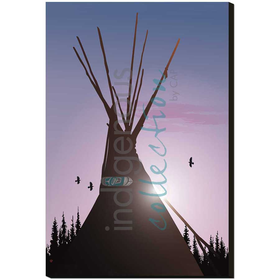Tee Pee by artist Mark Preston - Tlingit. Indigenous Collection