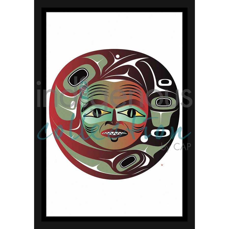 Dog Salmon Woman by artist Mark Preston - Tlingit. Indigenous Collection