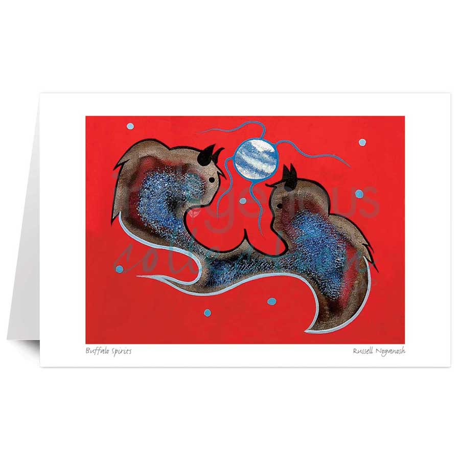Buffalo Spirits by artist Russell Noganosh