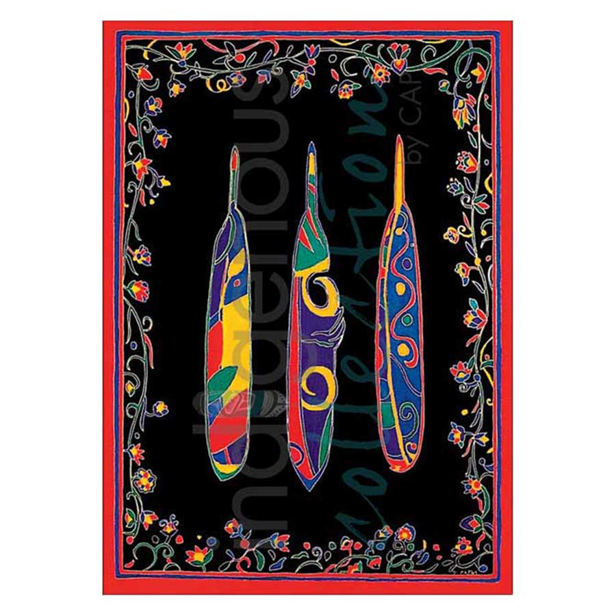 Three Feathers Canvas Prints