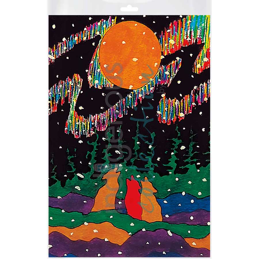 Aurora II by artist Dawn Oman - Denesuline (Chipewyan). Indigenous Collection