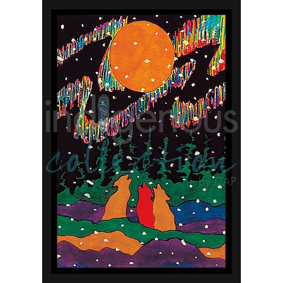 Aurora II by artist Dawn Oman - Denesuline (Chipewyan). Indigenous Collection